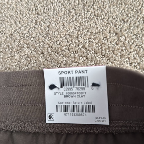 Karen Scott Brown Straight Leg Pants - Picture 6 of 9